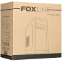 Корпус Foxline FL-702 (FL-702-FZ450) черный