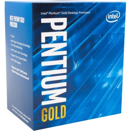 Процессор Intel Pentium Gold G5600F BOX с кулером (BX80684G5600F) серый