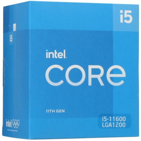 Процессор Intel Core i5-11600 BOX с кулером (BXC8070811600) серый