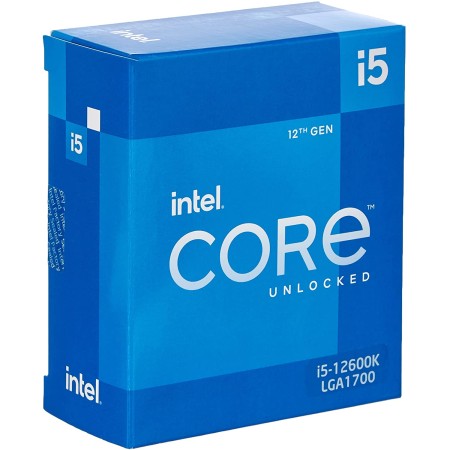 Процессор Intel Core i5-12600KF BOX без кулера (BX8071512600KF) серый