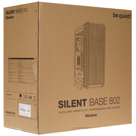 Корпус be quiet! Silent Base 802 Window (BGW39) черный