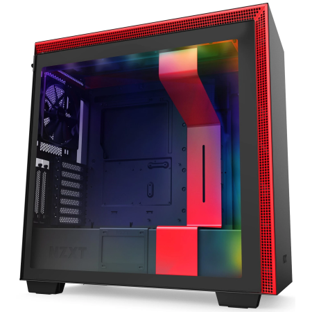 Корпус NZXT H710i (CA-H710i-BR) черно-красный