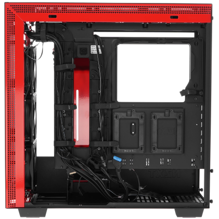 Корпус NZXT H710i (CA-H710i-BR) черно-красный