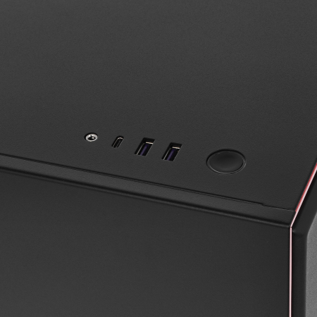 Корпус NZXT H710i (CA-H710i-BR) черно-красный