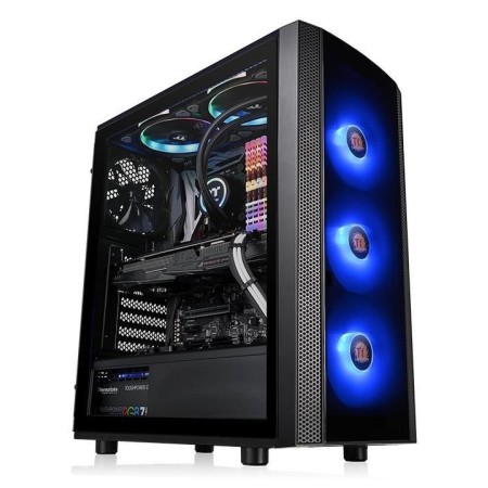 Корпус Thermaltake Versa J25 TG RGB (CA-1L8-00M1WN-01) черный