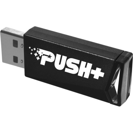 32 ГБ USB Флеш-накопитель Patriot Push+ (PSF32GPSHB32U) черный