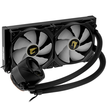 Система водяного охлаждения Gigabyte AORUS WATERFORCE 280 черный
