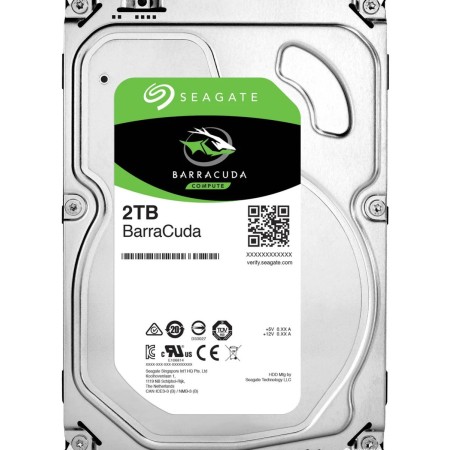 2 ТБ Жесткий диск Seagate BarraCuda (ST2000DM008) серый