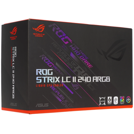Система водяного охлаждения ASUS ROG Strix LC II 240 ARGB (90RC00E1-M0UAY0) черный