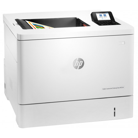 Принтер лазерный цветной HP LJ Enterprise Сolor M554dn (7ZU81A) белый