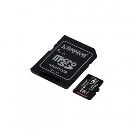 128 ГБ Карта памяти Kingston Canvas Select Plus microSDXC (SDCS2/128GB) + адаптер черный