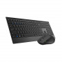 Клавиатура + мышь беспроводная Rapoo 9500M черный