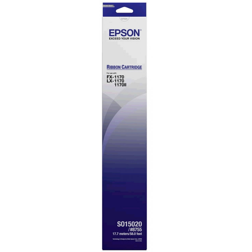 Картридж матричный Epson C13S015020 черный