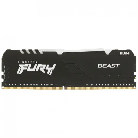 Оперативная память Kingston FURY Beast Black RGB (KF430C15BBA/8) 8 ГБ черный