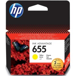 Картридж струйный HP 655 (CZ112AE) желтый