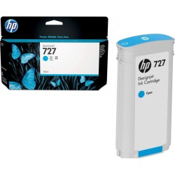 Картридж струйный HP 727 (B3P19A) голубой (повышенная емкость) (с чипом)
