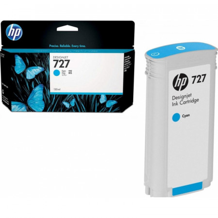 Картридж струйный HP 727 (B3P19A) голубой (с чипом)