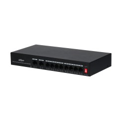 Коммутатор Dahua DH-PFS3010-8ET-65 черный