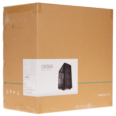 Корпус DeepCool CK560 (R-CK560-BKAAE4-G-1) черный