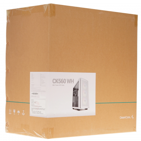 Корпус DeepCool CK560 (R-CK560-WHAAE4-G-1) белый
