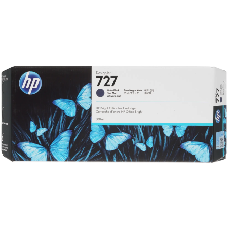 Картридж струйный HP 727 (C1Q12A) матовый черный (с чипом)