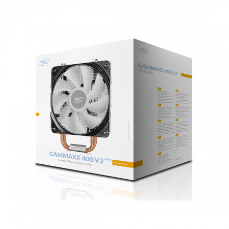 Кулер Deepcool GAMMAXX 400 V2 BLUE (DP-MCH4-GMX400V2-BL) серый