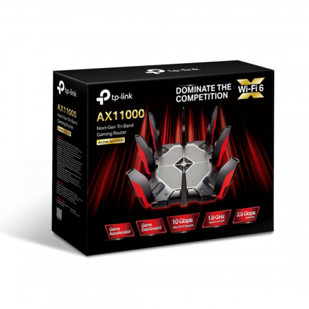 Wi-Fi роутер TP-LINK Archer AX11000 черный