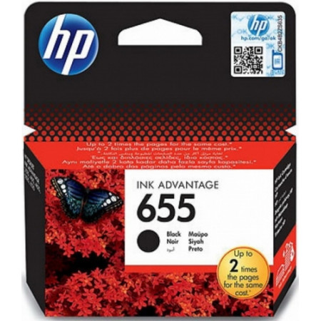 Картридж струйный HP 655 (CZ109AE) черный