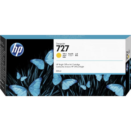 Картридж струйный HP 727 (F9J78A) желтый