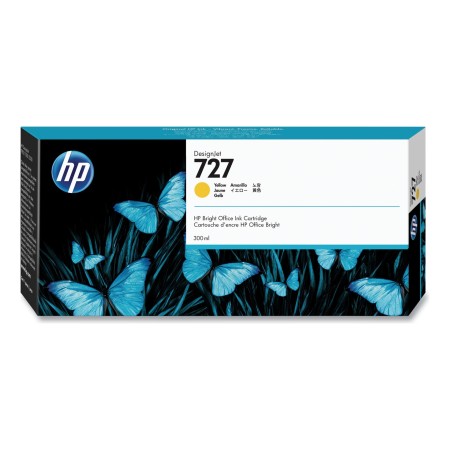 Картридж струйный HP 727 (F9J78A) желтый (повышенная емкость) (с чипом)