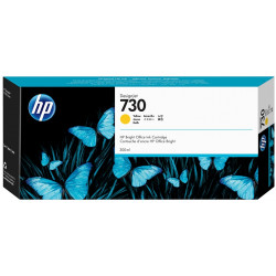 Картридж струйный HP 730 (P2V70A) желтый (с чипом)