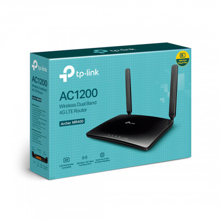 Wi-Fi роутер TP-Link Archer MR400 черный