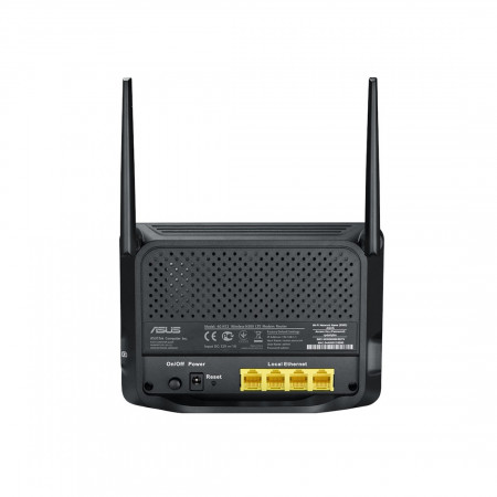 Wi-Fi роутер ASUS 4G-N12 черный