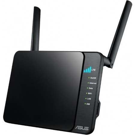 Wi-Fi роутер ASUS 4G-N12 черный
