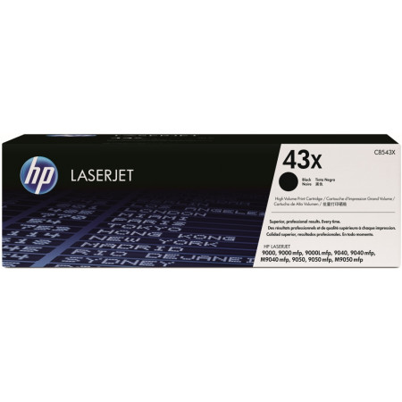 Тонер-картридж лазерный HP 43X (C8543X) черный (повышенная емкость)