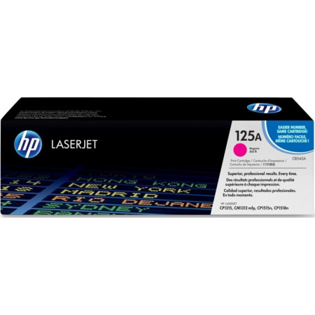 Картридж лазерный HP 125A (CB543A) красный