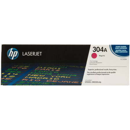 Картридж лазерный HP 304A (CC533A) пурпурный