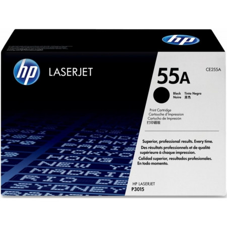 Картридж лазерный HP 55A (CE255A) черный
