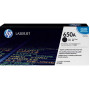 Тонер-картридж лазерный HP 650A (CE270A) черный (повышенная емкость)