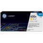 Тонер-картридж лазерный HP 650A (CE272A) желтый (повышенная емкость)