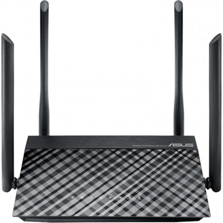 Wi-Fi роутер ASUS RT-AC1200 V2 (90IG0550-BM3400) черный