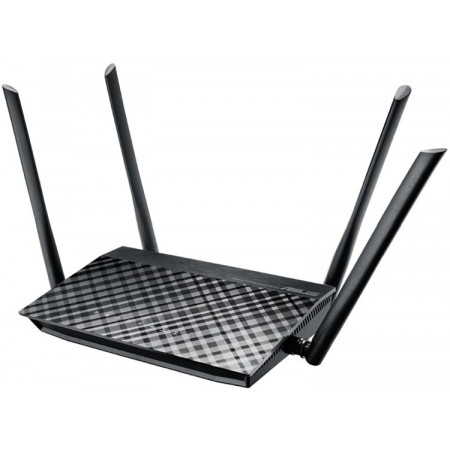 Wi-Fi роутер ASUS RT-AC1200 V2 (90IG0550-BM3400) черный