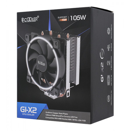 Кулер PCCOOLER GI-X2 (CLPCC_X2) черный