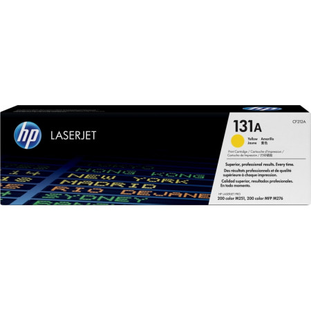 Тонер-картридж лазерный HP 131A (CF212A) желтый