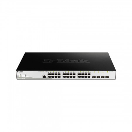 Коммутатор D-Link DGS-1210-28MP/ME/B1A черный