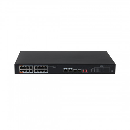 Коммутатор Dahua DH-PFS3218-16ET-135 черный