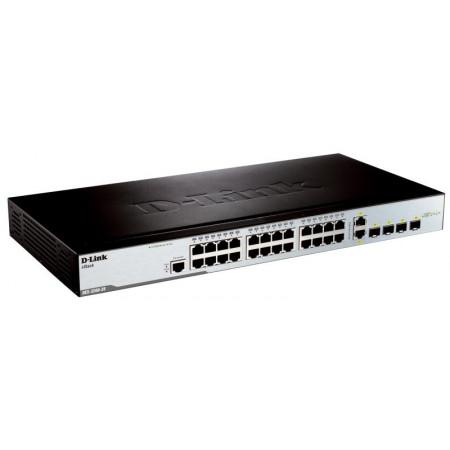 Коммутатор D-Link DES-3200-28/C1A черный