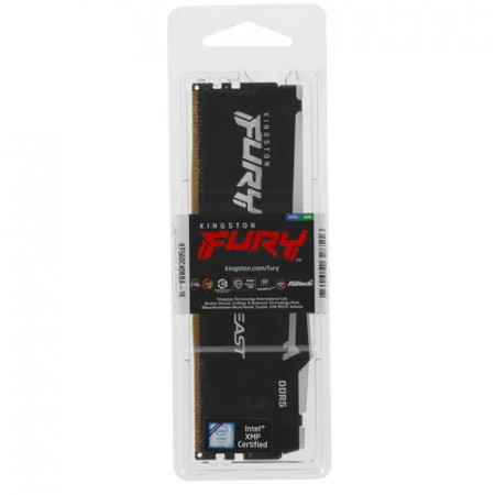 Оперативная память Kingston FURY Beast (KF560C40BBA-16) 16 ГБ черный