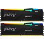 Оперативная память Kingston FURY Beast RGB (KF560C40BBAK2-32) 32 ГБ черный