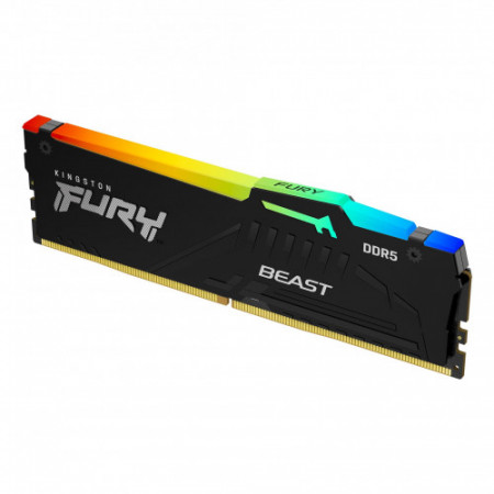 Оперативная память Kingston FURY Beast RGB Black (KF552C40BBA-8) 8 ГБ черный